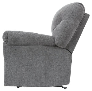 Allmaxx - Rocker Recliner - Pewter - R&R Furniture Gallery (Fountain Valley, CA)