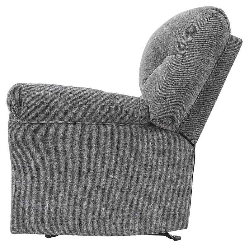 Allmaxx - Rocker Recliner - Pewter - R&R Furniture Gallery (Fountain Valley, CA)