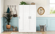 3 Door Shutter Wardrobe & Shelves - R&R Furniture Gallery (Fountain Valley, CA)