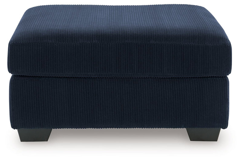 SimpleJoy oversized accent ottoman by Signature Design Ashley, plush fabric, square shape, perfect for living room décor.