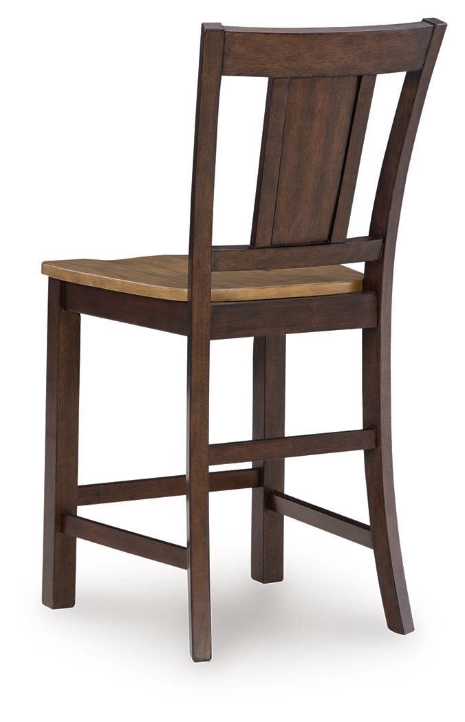 Rylandeen - Barstool (Set of 2) - Light Brown / Dark Brown - R&R Furniture Gallery (Fountain Valley, CA)