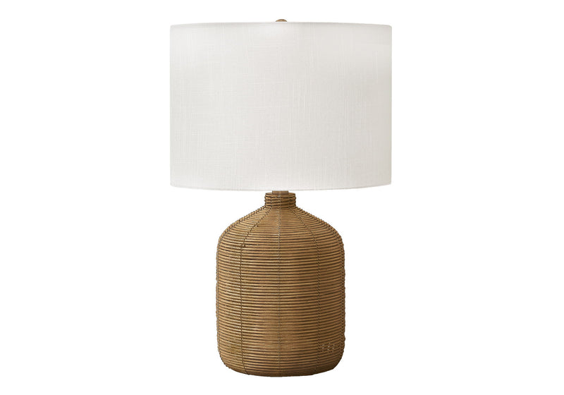 Lighting, Table Lamp, Rattan, Modern - R&R Furniture Gallery (Fountain Valley, CA)