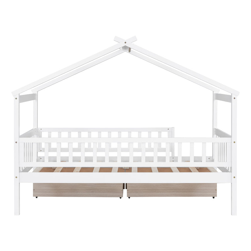 House Bed With 2 Drawers - R&R Furniture Gallery (Fountain Valley, CA)