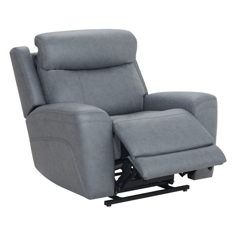 Parker Living Callahan power lift recliner with heat and massage features, showcasing plush upholstery and ergonomic design.