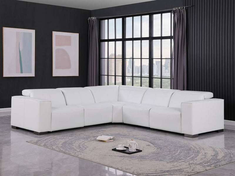 1208 - Leather Reclining Set (Sofa & Loveseat With 4 Power Recliners) - R&R Furniture Gallery (Fountain Valley, CA)