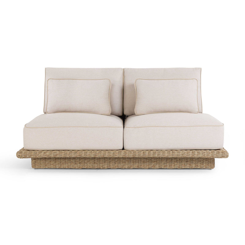 Mora - 65" Outdoor Sofa - Cream - R&R Furniture Gallery (Fountain Valley, CA)