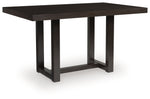 Neymorton - Rectangular Dining Room Counter Table - Dark Grayish Brown - R&R Furniture Gallery (Fountain Valley, CA)