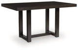 Neymorton - Rectangular Dining Room Counter Table - Dark Grayish Brown - R&R Furniture Gallery (Fountain Valley, CA)