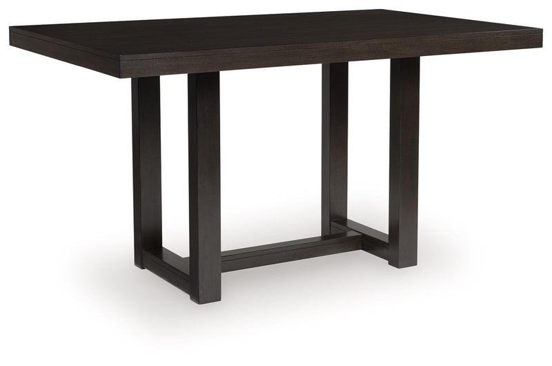 Neymorton - Rectangular Dining Room Counter Table - Dark Grayish Brown - R&R Furniture Gallery (Fountain Valley, CA)