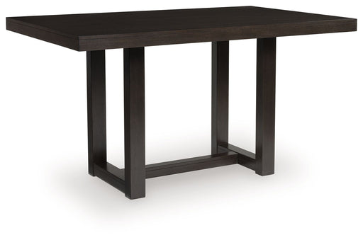 Neymorton - Rectangular Dining Room Counter Table - Dark Grayish Brown - R&R Furniture Gallery (Fountain Valley, CA)
