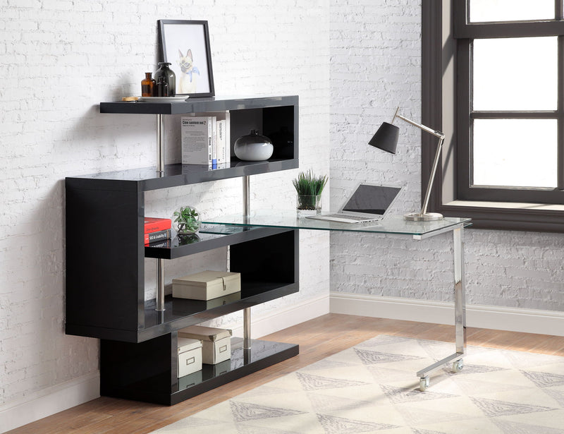 Buck II - Writing Desk With Bookshelf - R&R Furniture Gallery (Fountain Valley, CA)