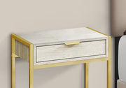 Accent Side Table, Storage Drawer, Spacious Tabletop - R&R Furniture Gallery (Fountain Valley, CA)
