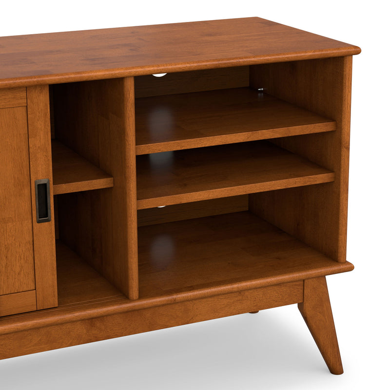 Draper - Handcrafted Mid Century Low TV Media Stand