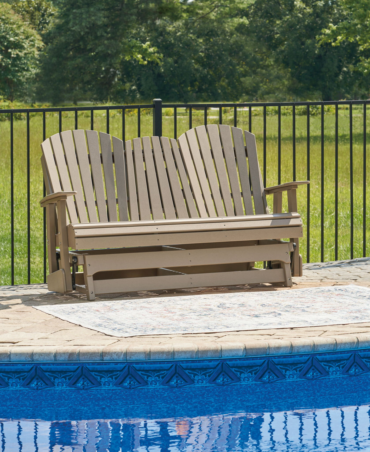 Hyland Wave - Glider Loveseat - R&R Furniture Gallery (Fountain Valley, CA)