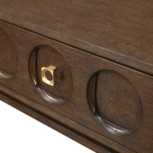 Roundabout - Side Table - Cocoa Brown