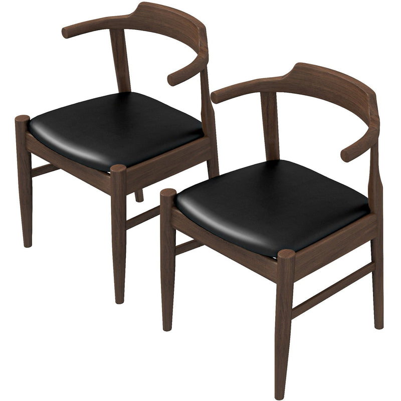 Leon - Mid-Century Modern Dining Chair (Set of 2) - R&R Furniture Gallery (Fountain Valley, CA)