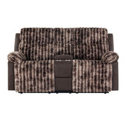 Bruni - Console Reclining Loveseat With Manual Recline - R&R Furniture Gallery (Fountain Valley, CA)