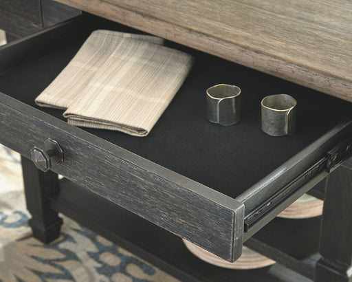 Tyler Creek - Rectangular Dining Room Counter Table - Black / Gray - R&R Furniture Gallery (Fountain Valley, CA)