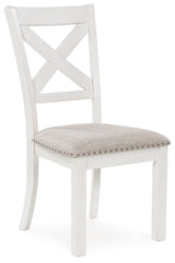 Robbinsdale - Dining Upholstered Side Chair (Set of 2) - Antique White - R&R Furniture Gallery (Fountain Valley, CA)