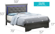 LED Elegant Bed - R&R Furniture Gallery (Fountain Valley, CA)