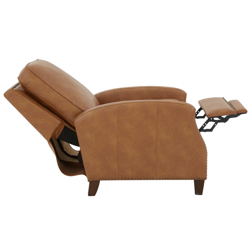 Jack - Push Back Recliner With Track Arms And Nailhead Accents - R&R Furniture Gallery (Fountain Valley, CA)