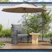 Modern Curved Aluminum Lounge Chair With Stylish Rope Weave Design And Cushioned Comfort For Outdoor - R&R Furniture Gallery (Fountain Valley, CA)