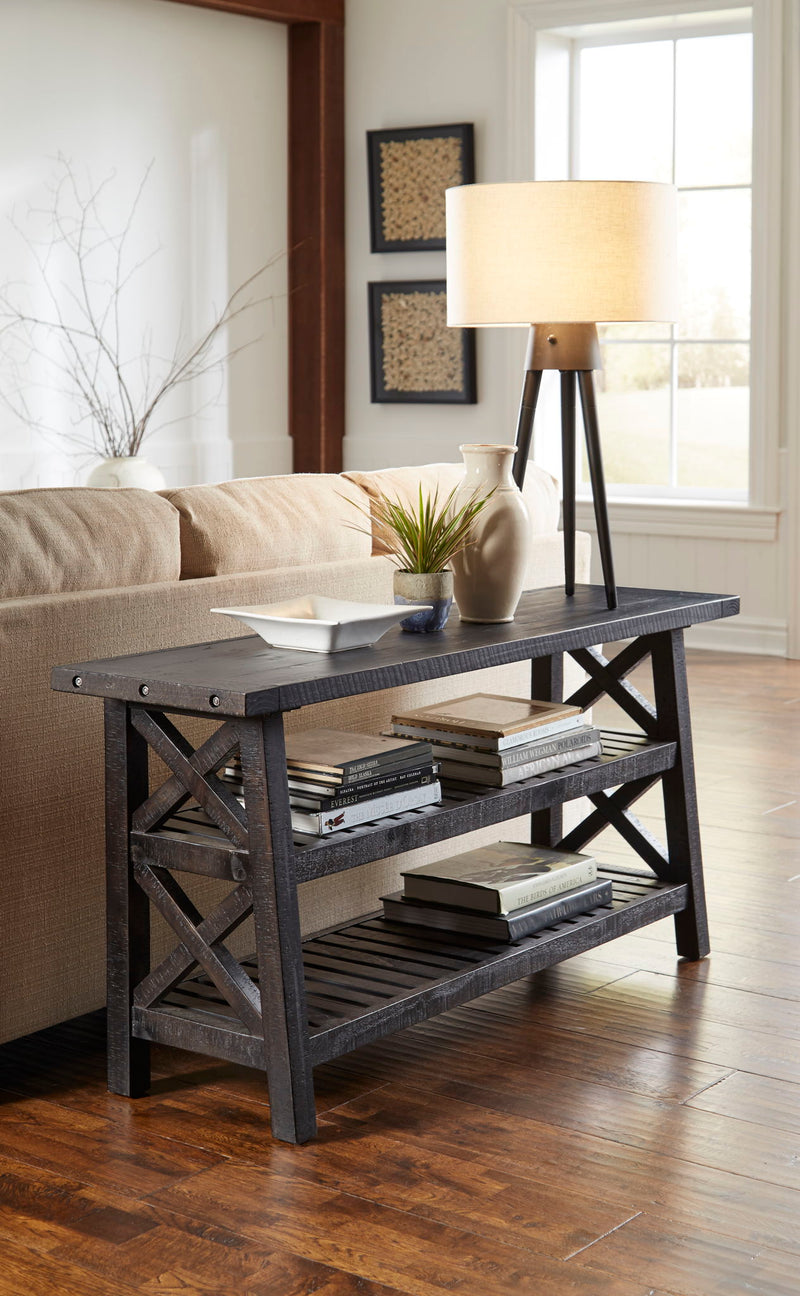Yosemite Solid Wood Console Table in Cafe