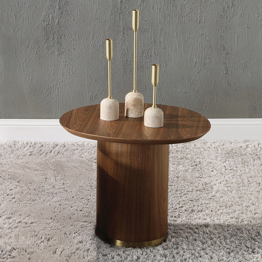 Willene - End Table - Walnut - R&R Furniture Gallery (Fountain Valley, CA)