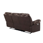 Bruni - Console Reclining Loveseat With Manual Recline - R&R Furniture Gallery (Fountain Valley, CA)