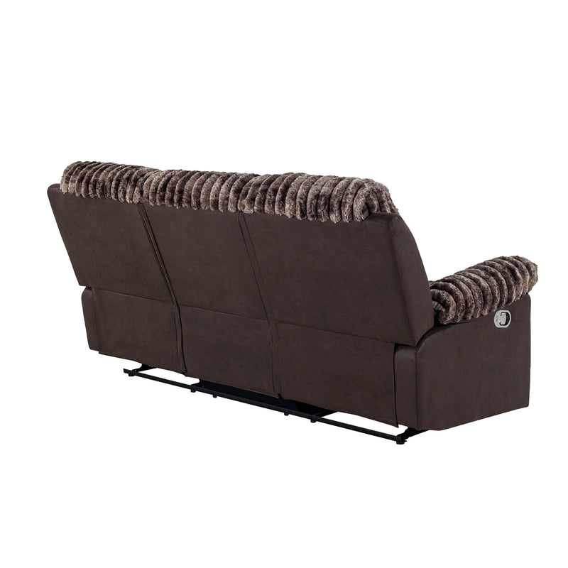 Bruni - Console Reclining Loveseat With Manual Recline - R&R Furniture Gallery (Fountain Valley, CA)