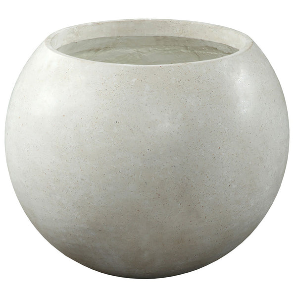 Alan - Outdoor Pot - Natural White