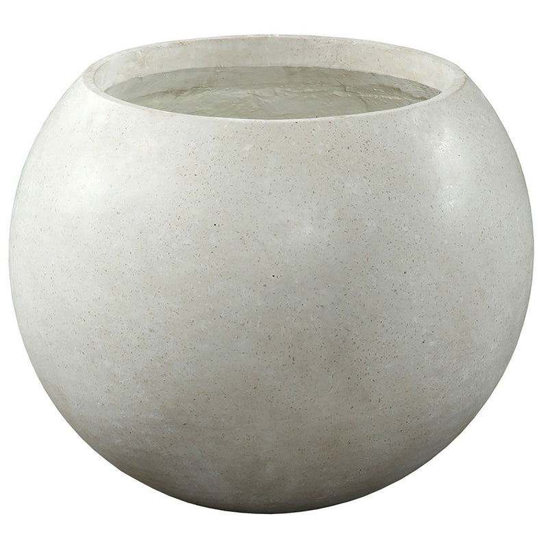 Alan - Outdoor Pot - Natural White