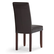 Acadian - Parson Dining Chair (Set of 2) - Tanners Brown - R&R Furniture Gallery (Fountain Valley, CA)
