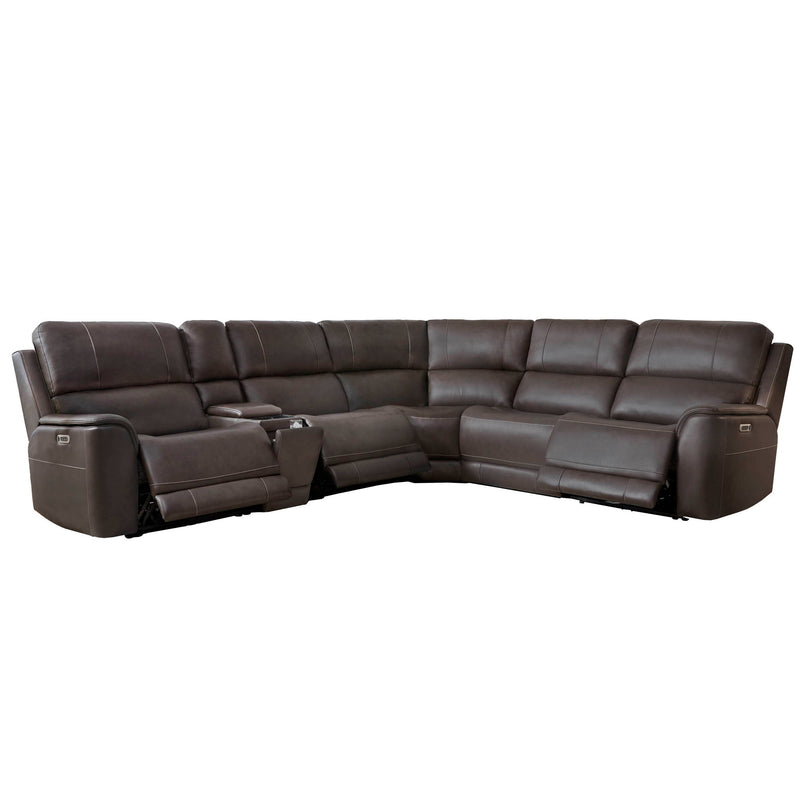 Parker Living Easton power reclining sectional with adjustable headrests, showcasing plush cushions and modern design.