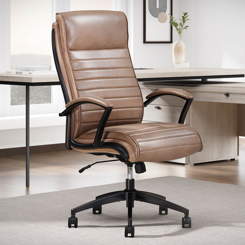 Dc#370 - Leather Desk Chair - R&R Furniture Gallery (Fountain Valley, CA)