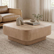 Bruno - Modern Mango Wood Square Coffee Table — view 3