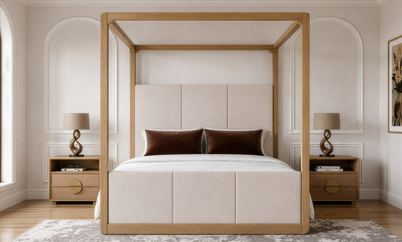 Sergio - Modern Natural Oak 4-Piece Bedroom Set