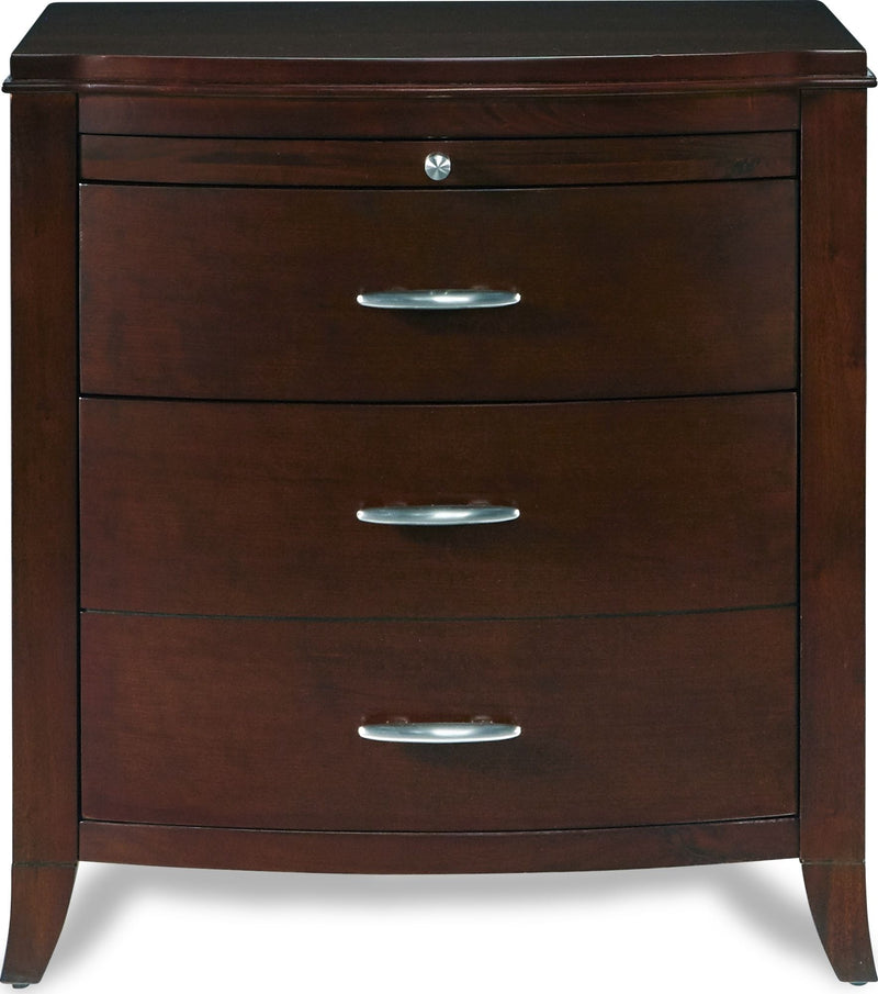 Brighton Two Drawer Nightstand in Cinnamon