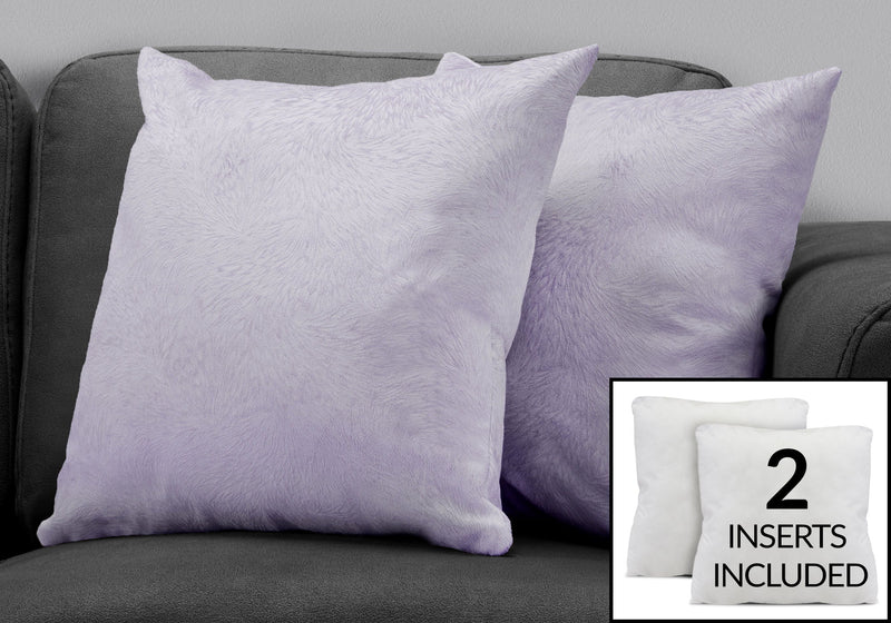 Pillows, Square, Insert Included, Decorative Throw, Hypoallergenic, Modern - R&R Furniture Gallery (Fountain Valley, CA)