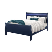 Charlston - Modern Sleigh Design Bed With LED - R&R Furniture Gallery (Fountain Valley, CA)