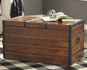 Kettleby - Storage Trunk - Brown - R&R Furniture Gallery (Fountain Valley, CA)