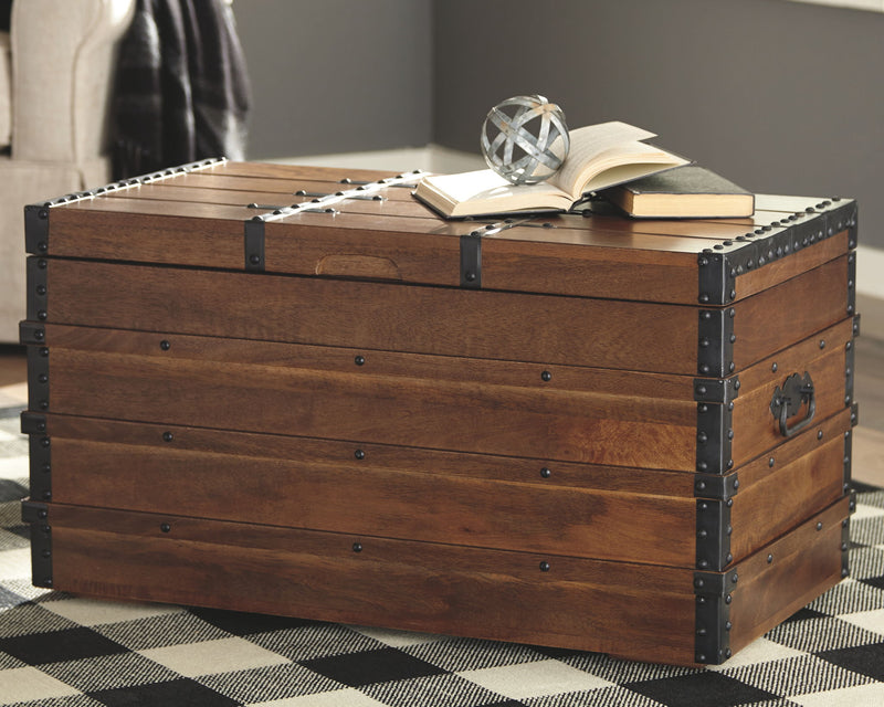 Kettleby - Storage Trunk - Brown - R&R Furniture Gallery (Fountain Valley, CA)