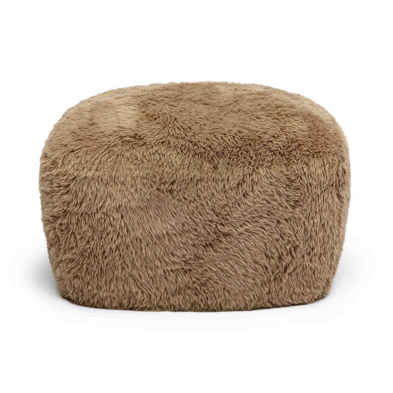 Britt - Vegan Shearling Ottoman - R&R Furniture Gallery (Fountain Valley, CA)