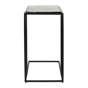 Mateo - Glass Top Accent Table - Black