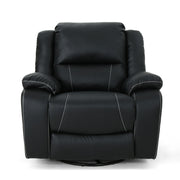 Stylish Wide Manual Swivel Standard Recliner - R&R Furniture Gallery (Fountain Valley, CA)