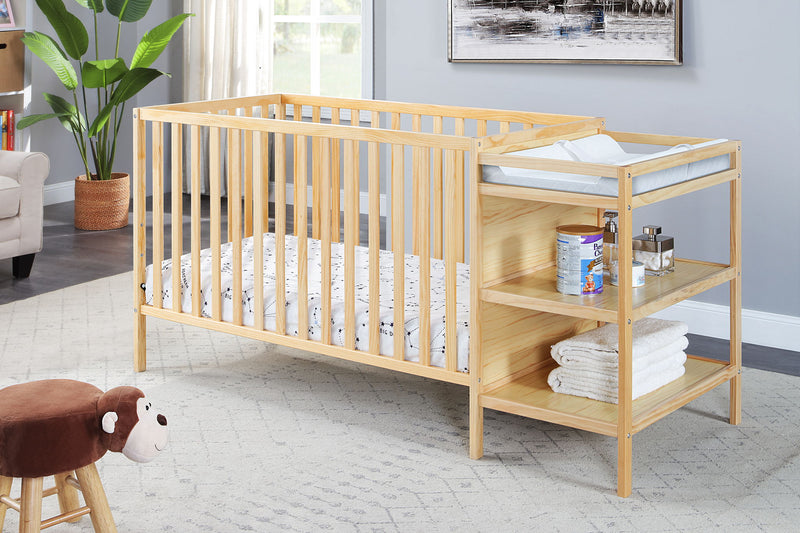 Palmer - 3-in-1 Convertible Crib / Changer Combo - R&R Furniture Gallery (Fountain Valley, CA)