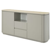 Ingram - Server - Ceramic Top & Light Gray - R&R Furniture Gallery (Fountain Valley, CA)