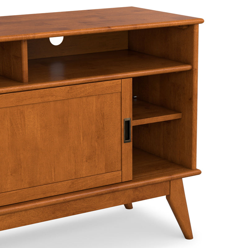Draper - Handcrafted Mid Century Low TV Media Stand