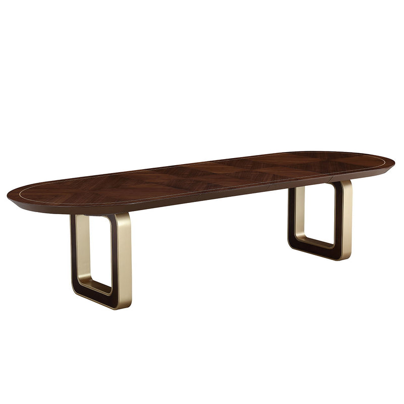 Houston - Oval Dining Table - Walnut - R&R Furniture Gallery (Fountain Valley, CA)