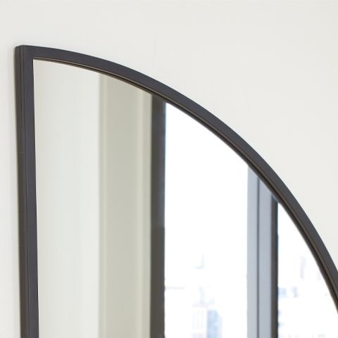 Denlow - Accent Mirror - Black - R&R Furniture Gallery (Fountain Valley, CA)